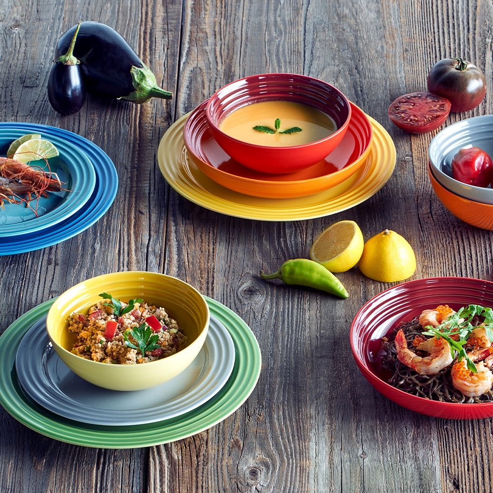 Le Creuset - 6er-Set Frühstücksteller Rainbow III