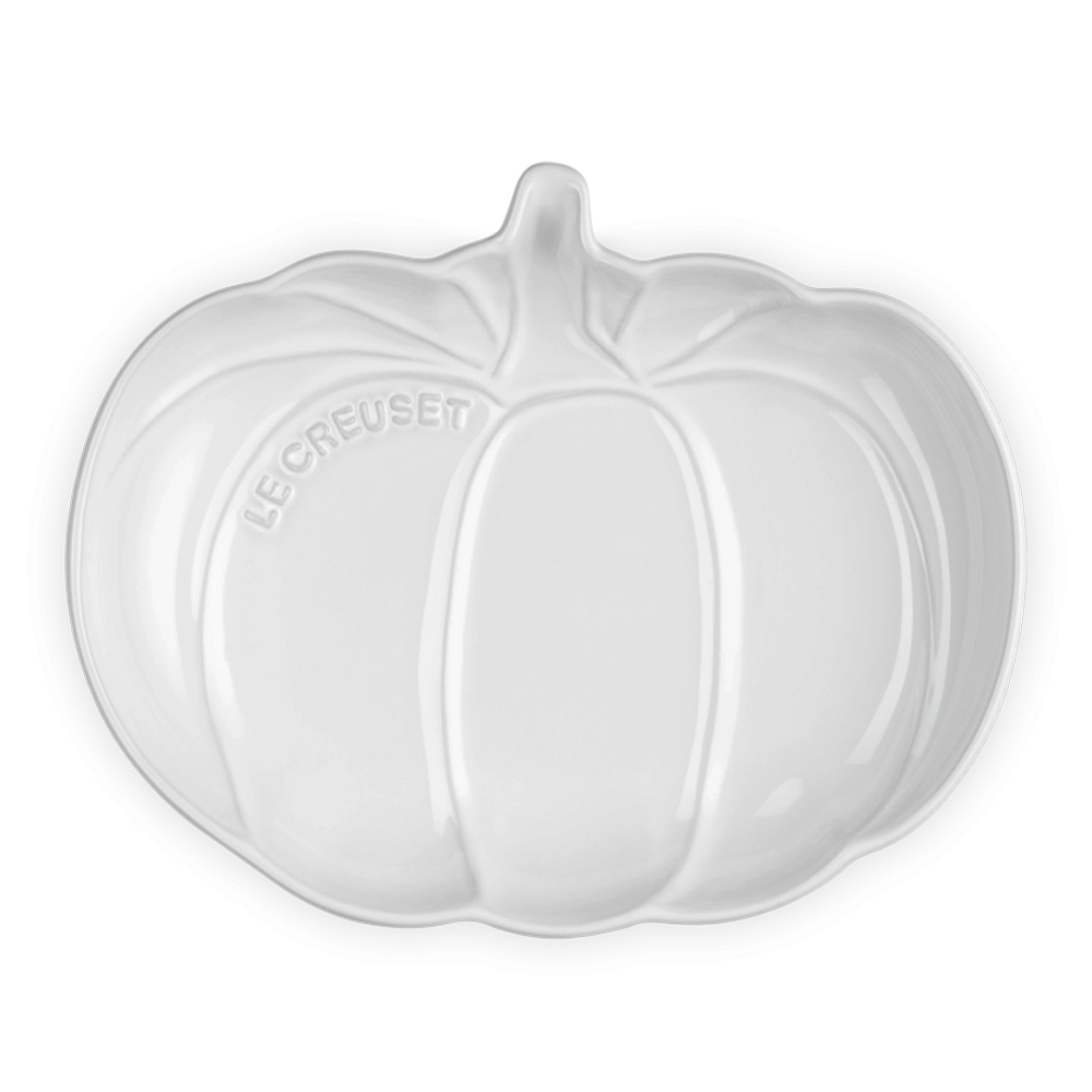 Le Creuset - Stoneware Pumpkin Plate 23 cm - White