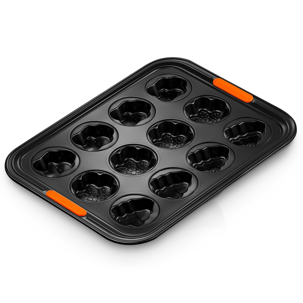 Le Creuset 12-Cup Mini Muffin Tray, Grey