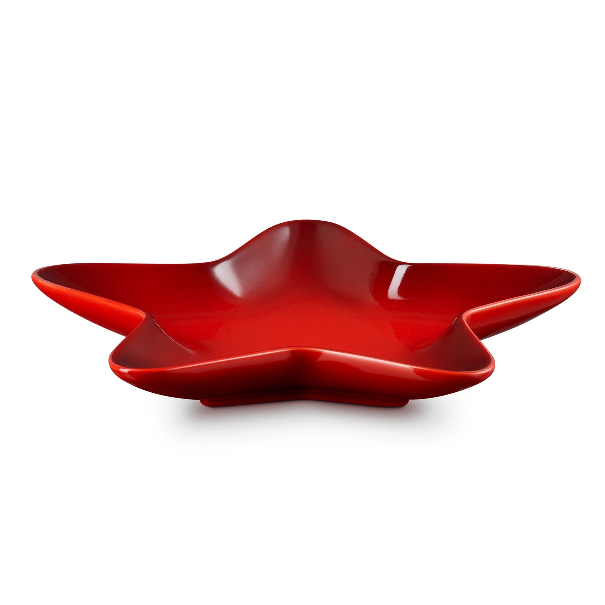 Le Creuset - Teller Stern - 20 cm - kirschrot