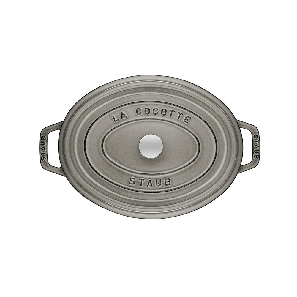 STAUB - Cocotte | oval | 29 cm | graphite grey