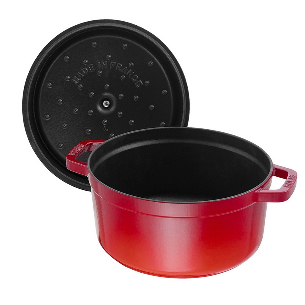 STAUB - Cocotte | round | 28 cm | cherry red