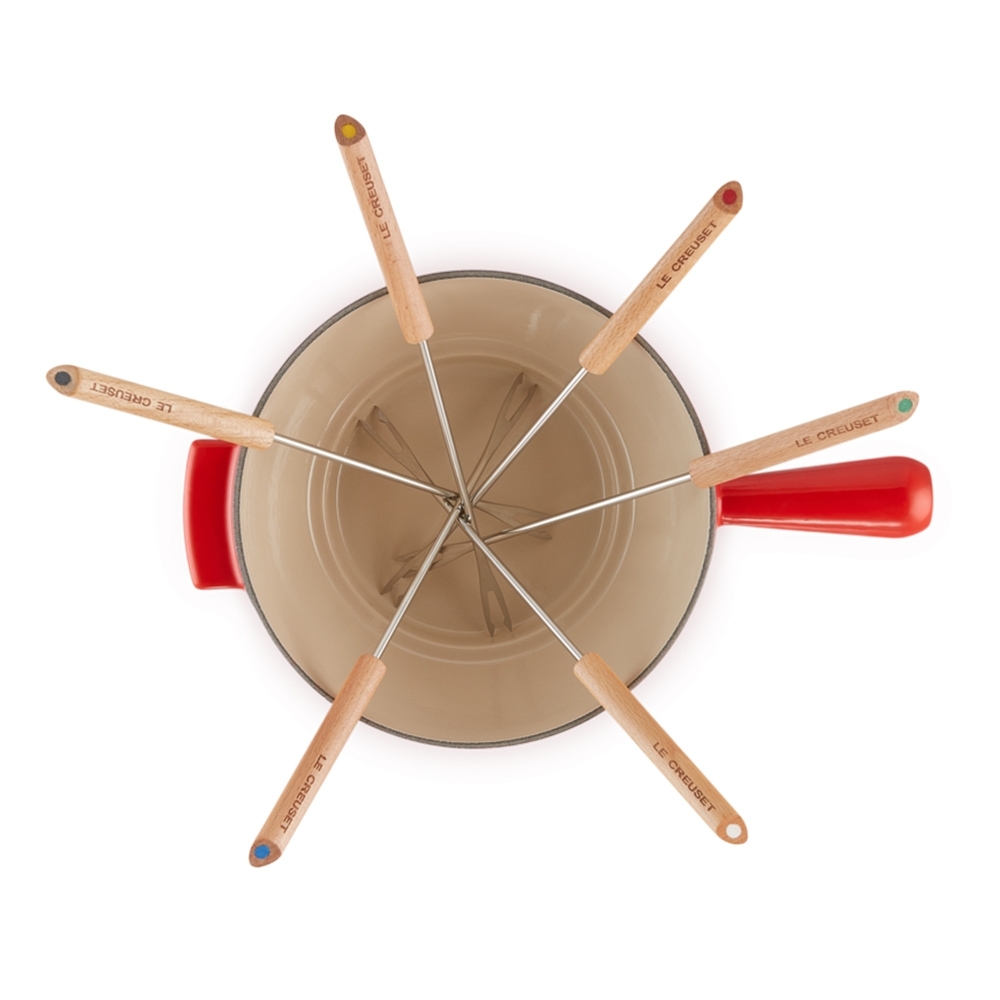 Le Creuset - Cheese & Meat Fondue-Set