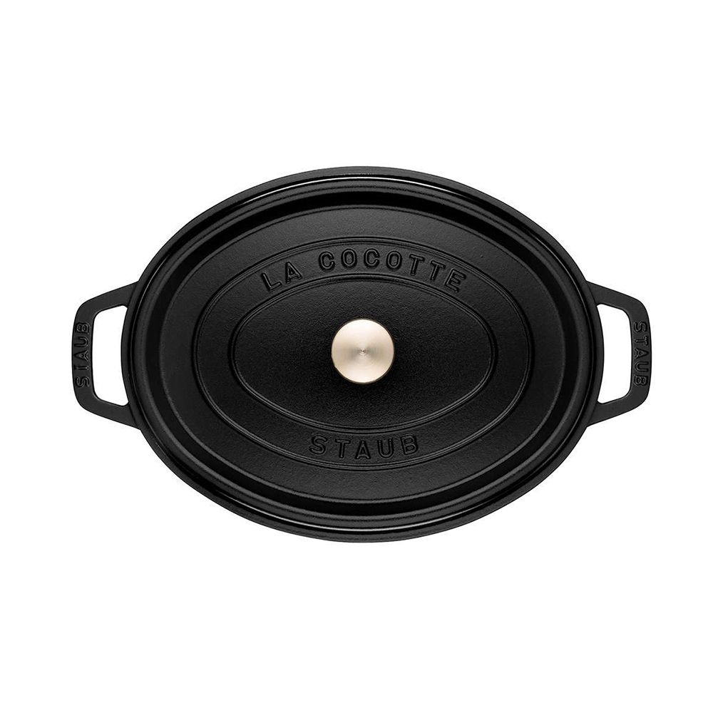 STAUB - Cocotte | oval | 33 cm | Schwarz