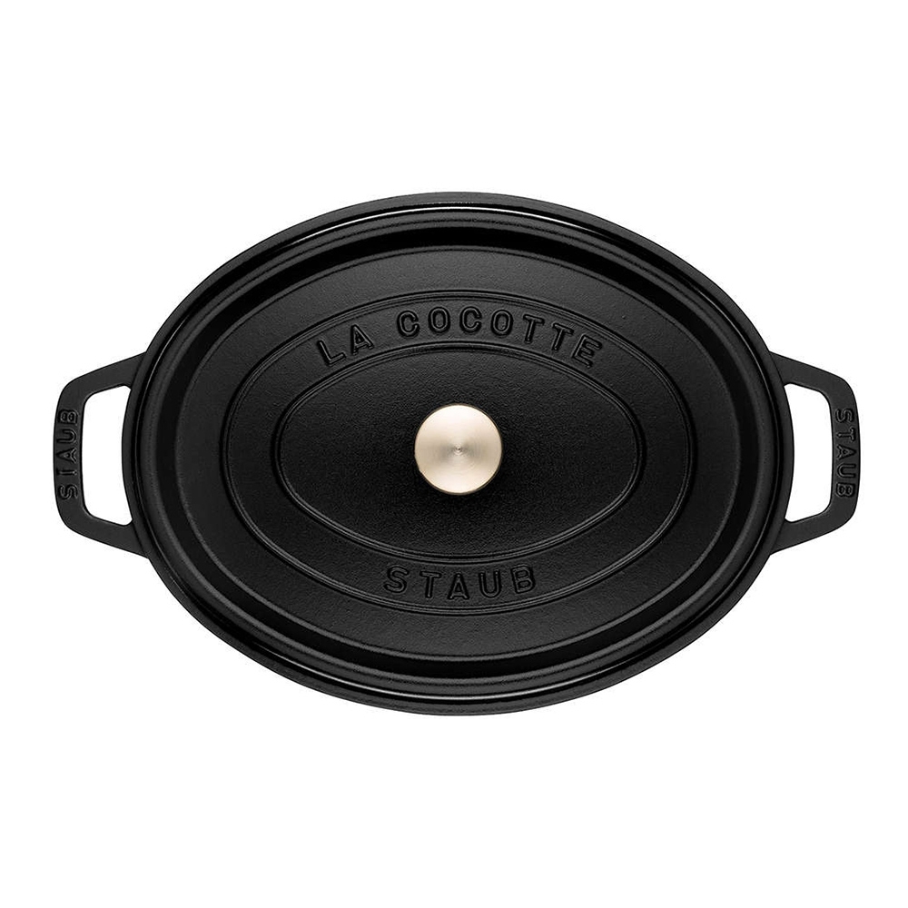 STAUB - Cocotte | oval | 37 cm | Schwarz