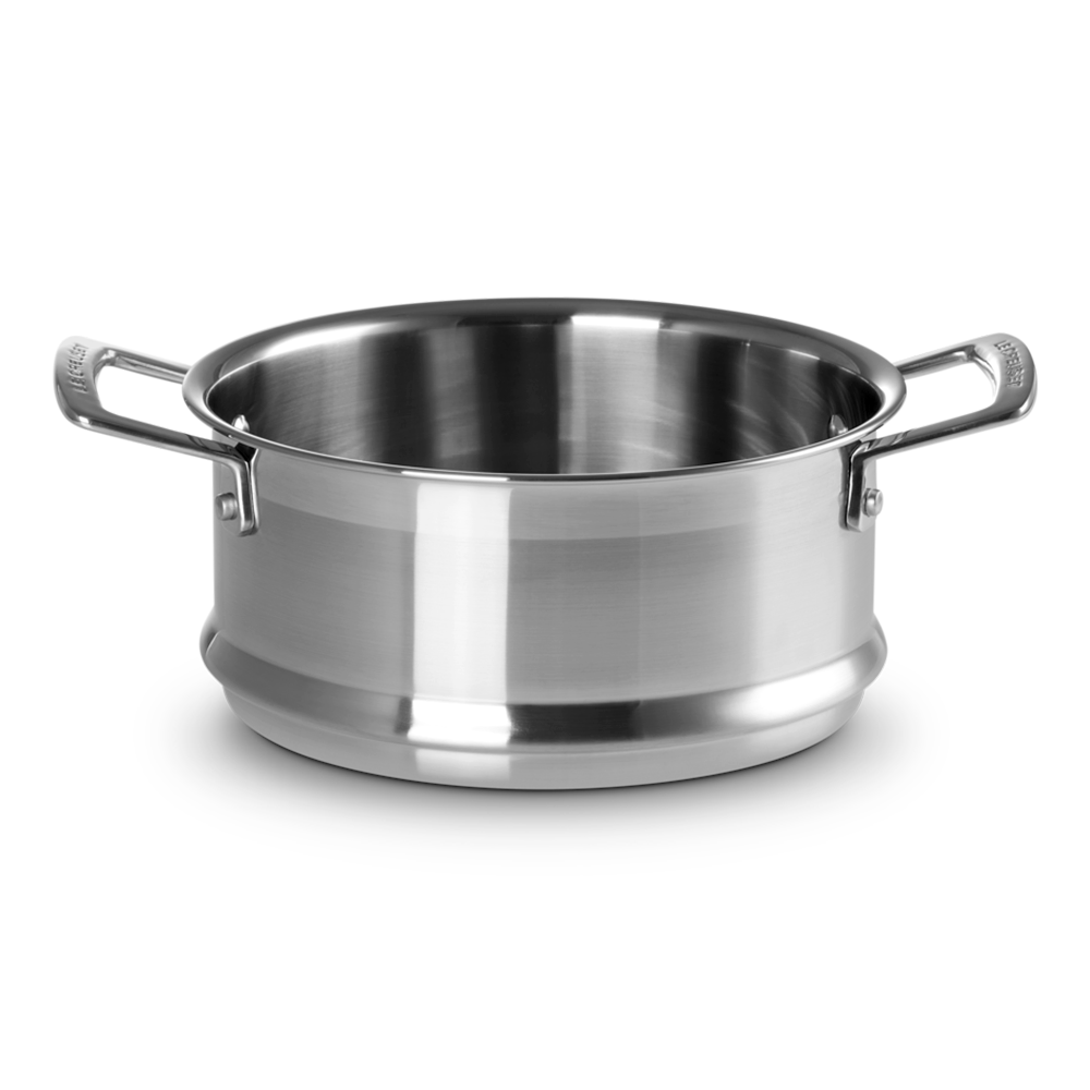 Le Creuset - 3-ply Fleischtopf 20 cm mit Dämpfeinsatz und Deckel