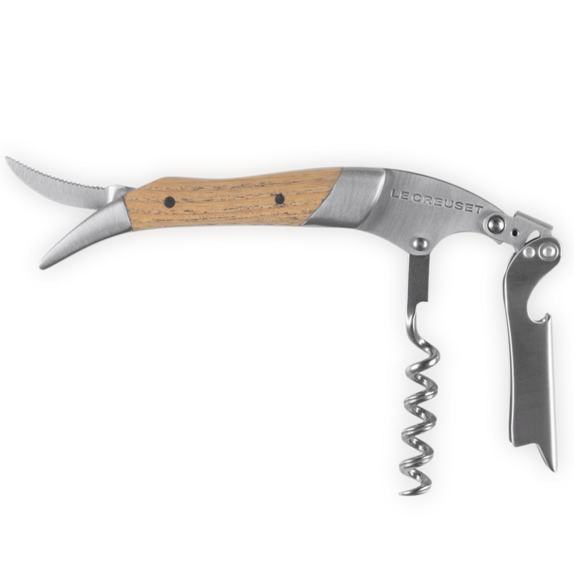 Le Creuset Screwpull - WA Waiter's Corkscrew Premium - Oak