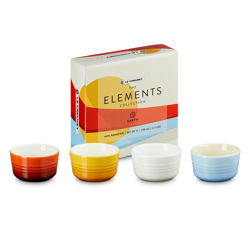 Le Creuset - Set of 4 Mini Ramekins - ELEMENTS