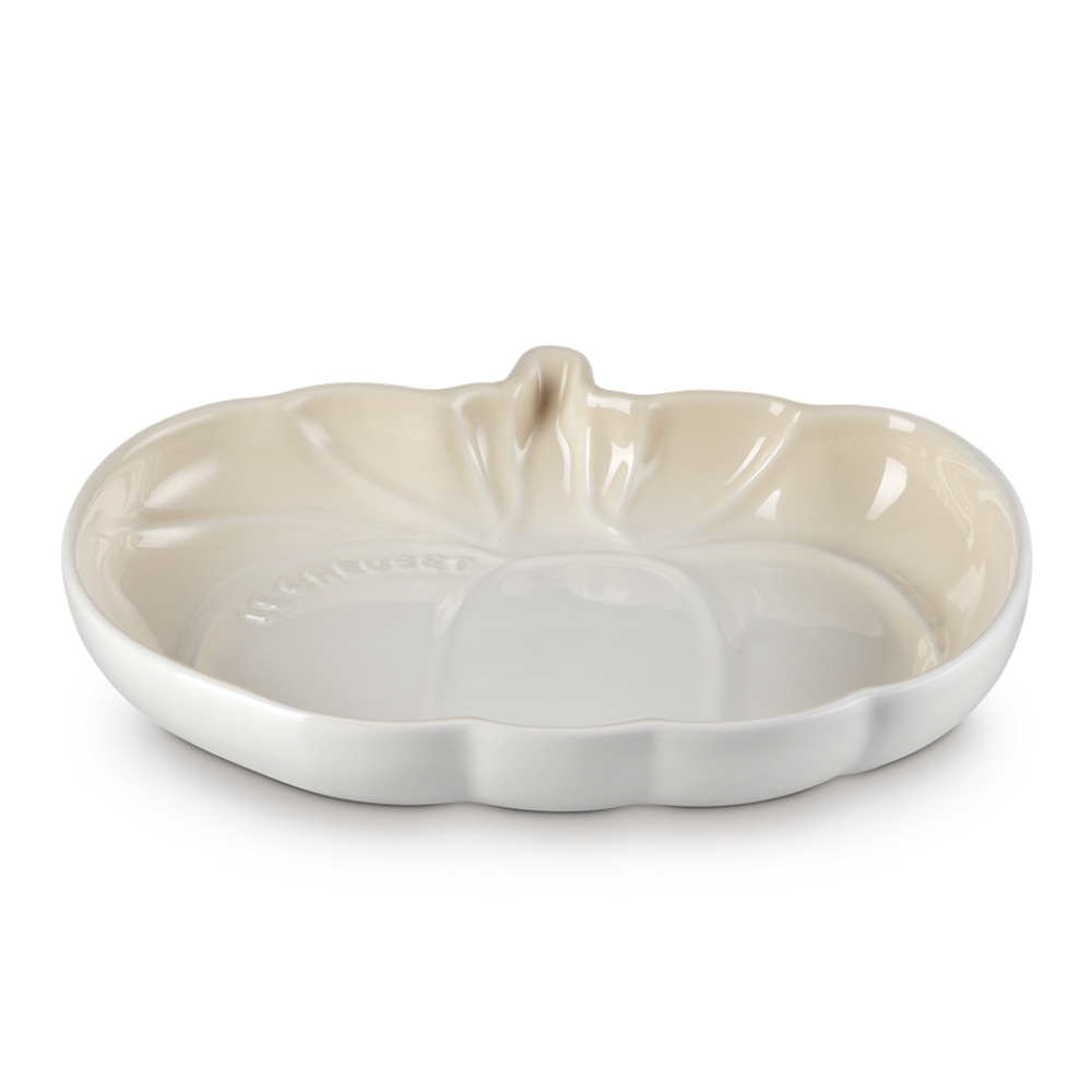 Le Creuset - Stoneware Pumpkin Plate 23 - Meringue