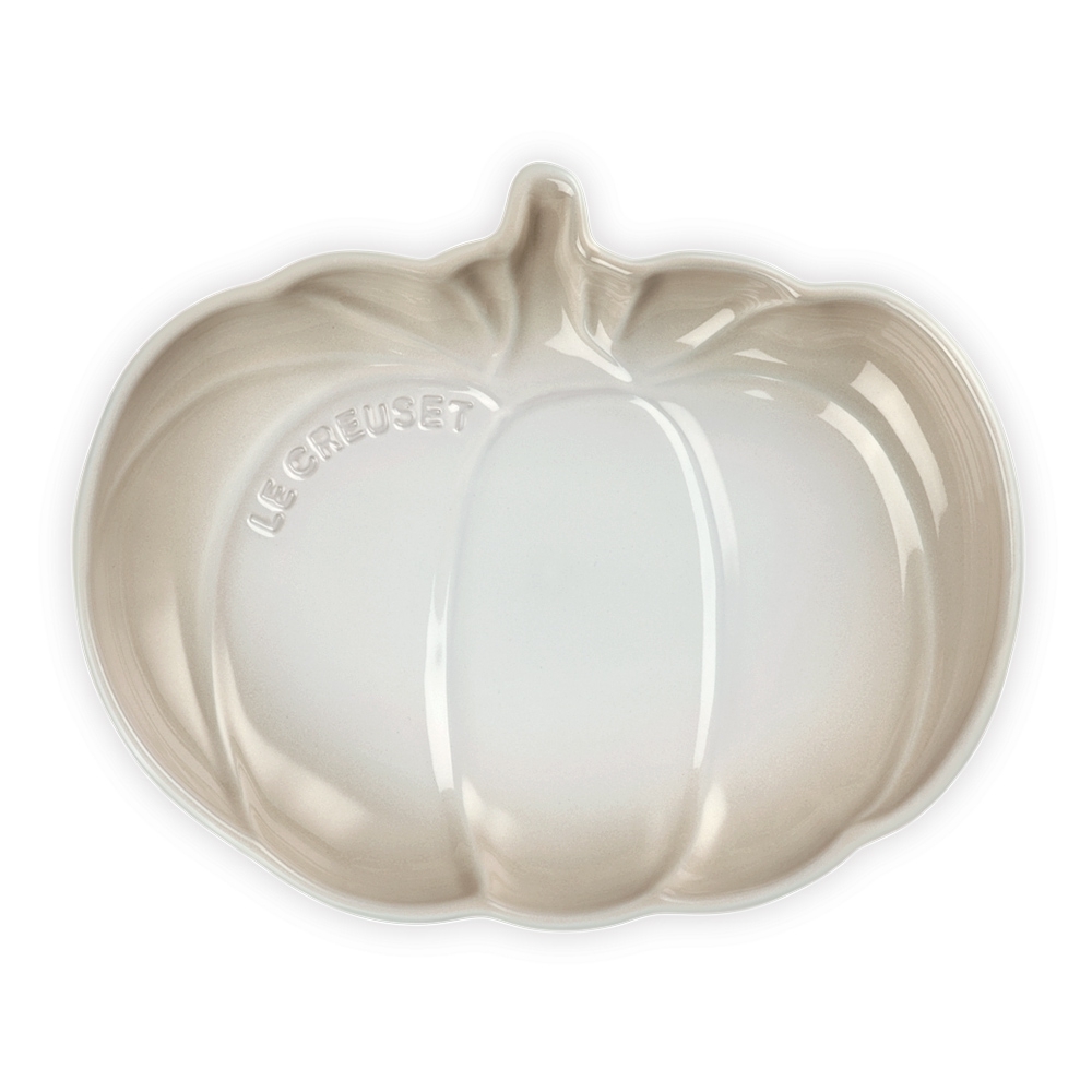 Le Creuset - Stoneware Pumpkin Plate 23 - Meringue