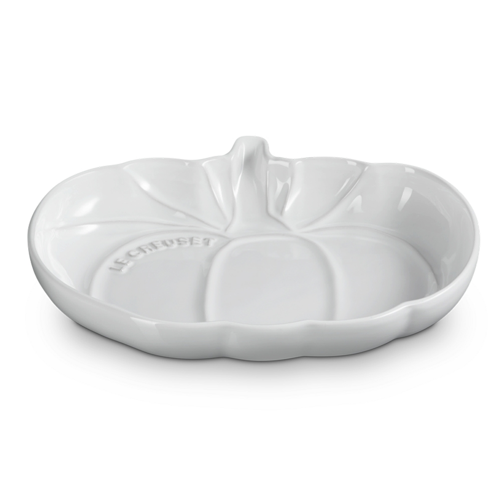 Le Creuset - Stoneware Pumpkin Plate 23 cm - White