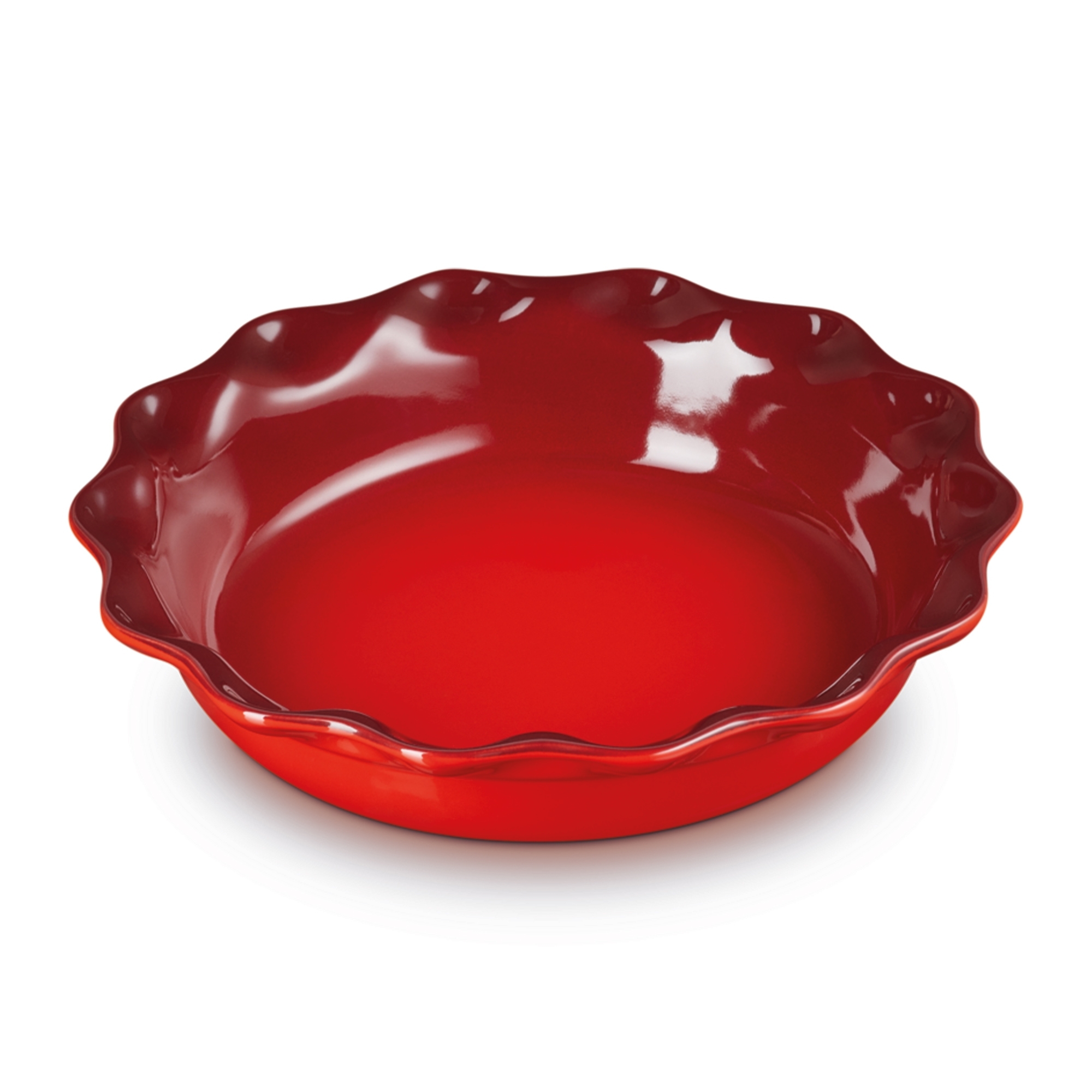 Le Creuset - Pie Form - 23 cm - Kirschrot