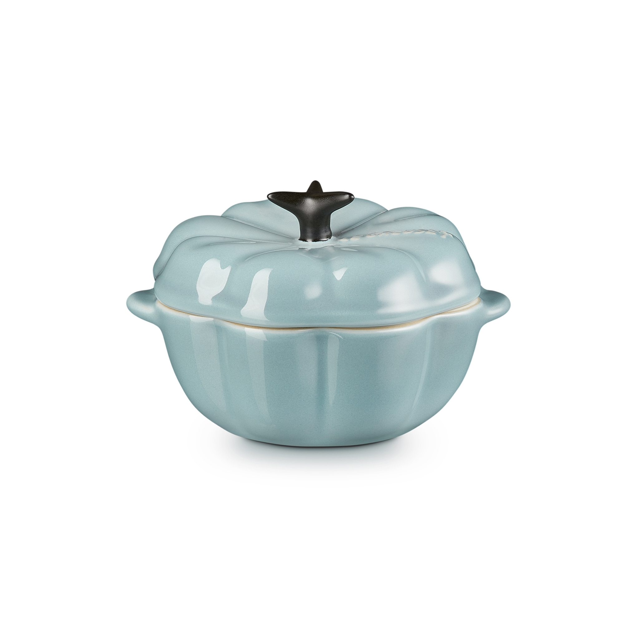 Le Creuset - Kürbisförmchen mit Deckel 300 ml - Sea Salt