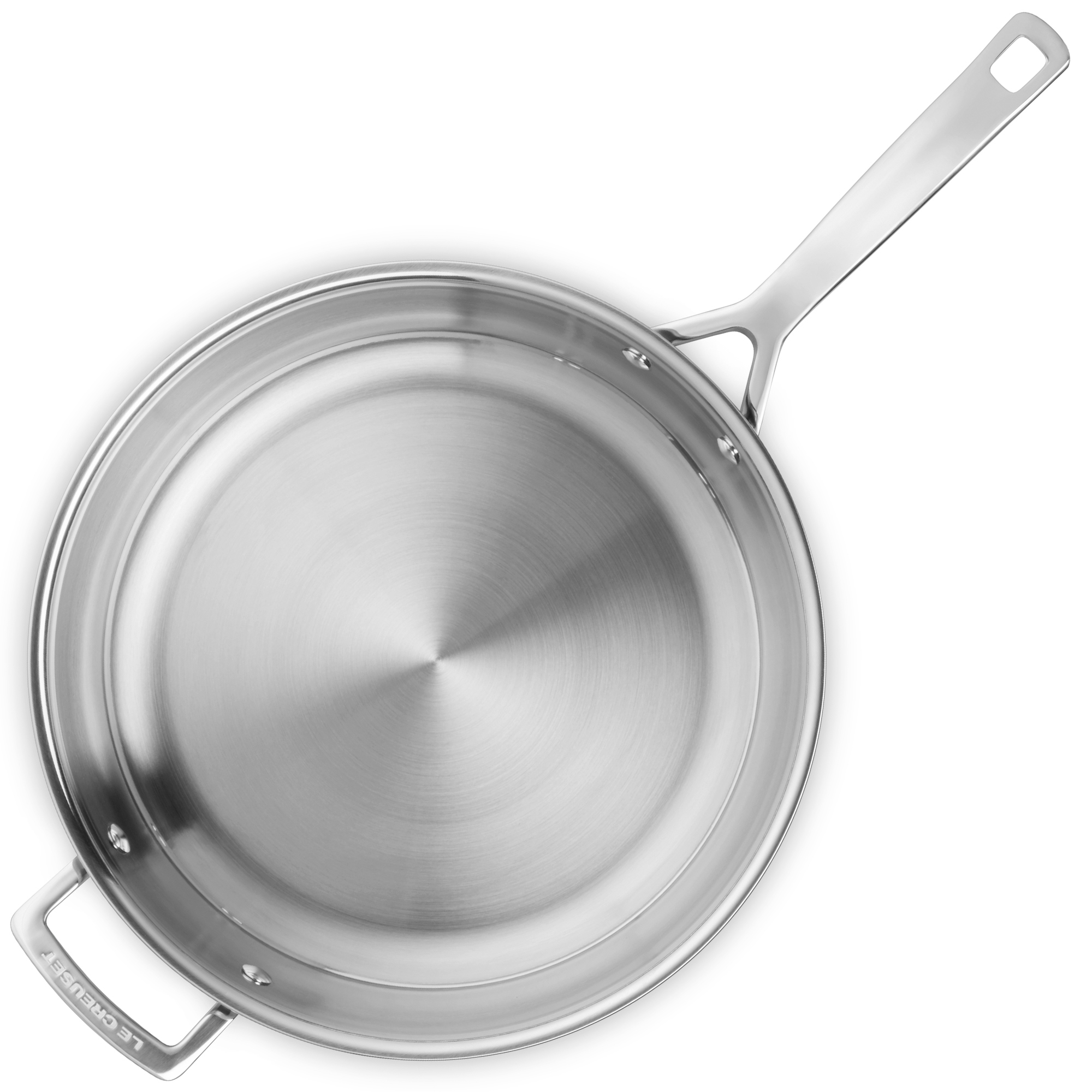 Le Creuset - 3-ply frying pan, uncoated - with counter handle - 30 cm