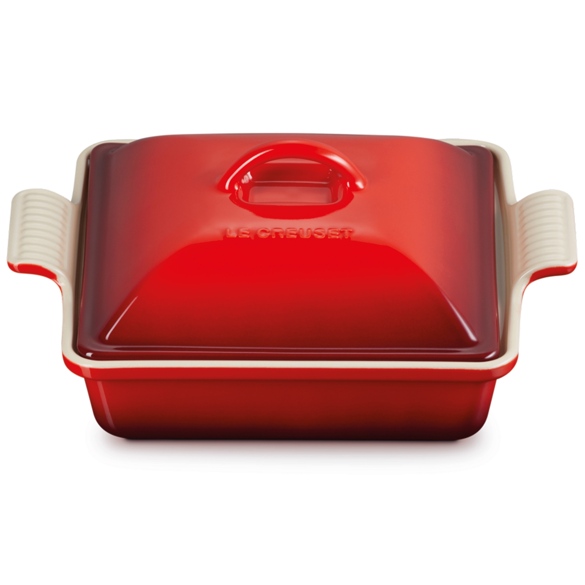 Le Creuset - Auflaufform Tradition quadratisch  mit Deckel