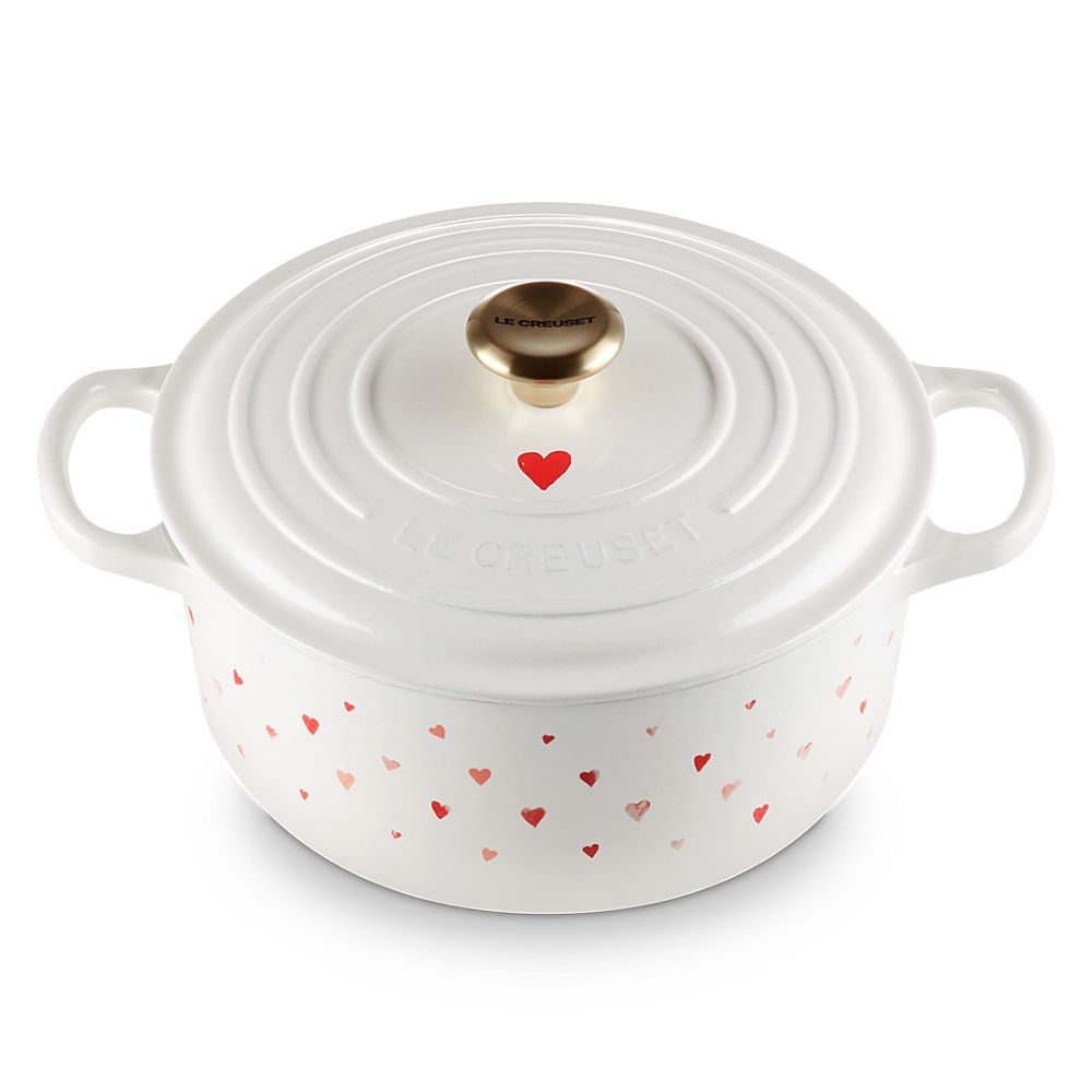 Le Creuset - Bräter Signature rund 22 cm - Hearts