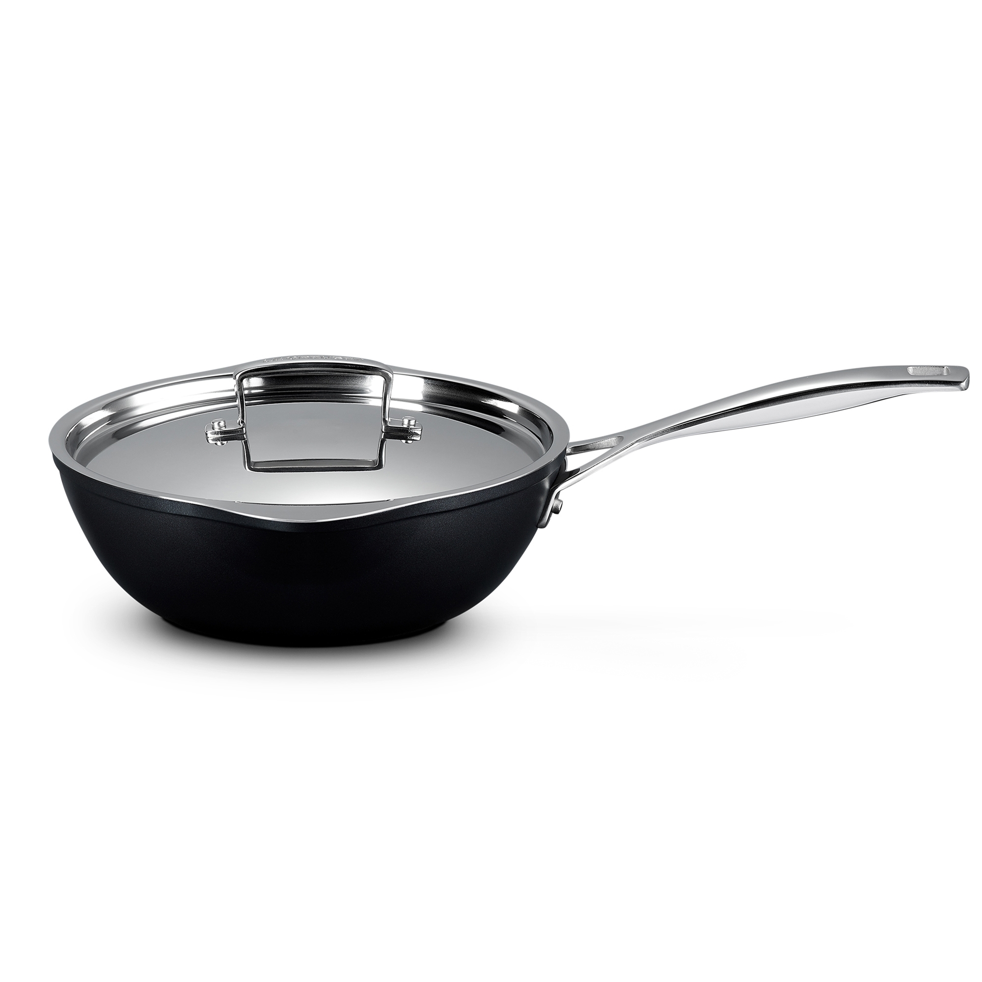 Le Creuset - Toughened Non-Stick Chef's Pan with Pouring Spouts + Lid 24 cm