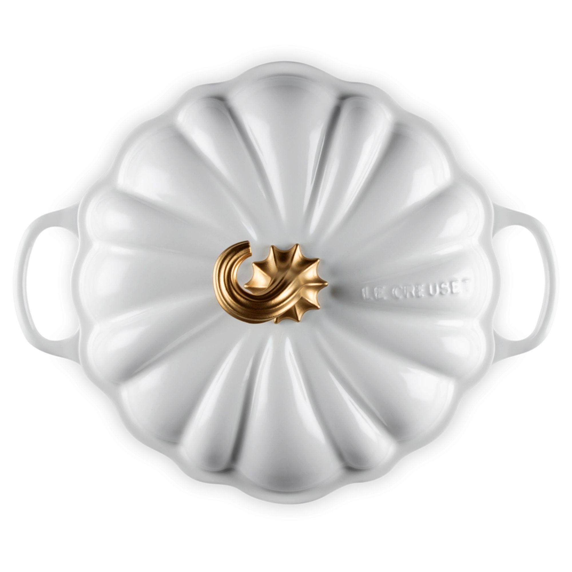 Le Creuset - Cast Iron Pumpkin Casserole 24 cm - White