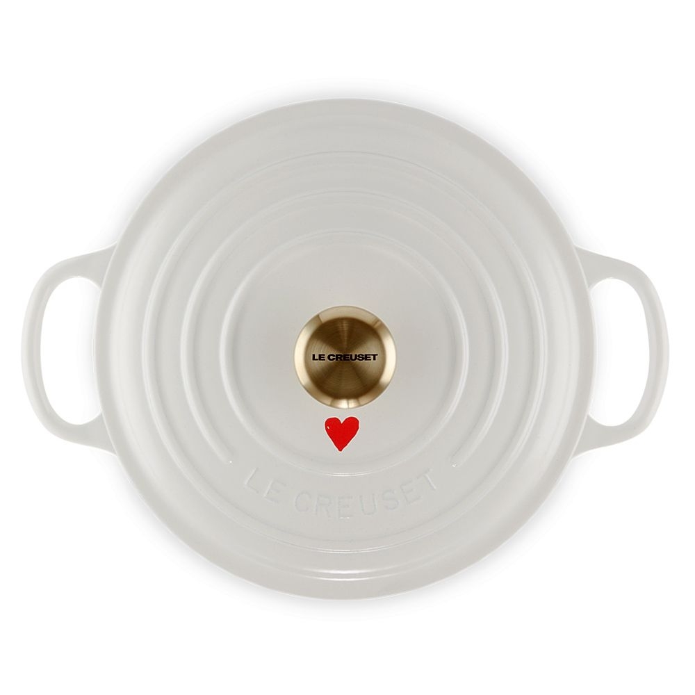 Le Creuset - Bräter Signature rund 22 cm - Hearts