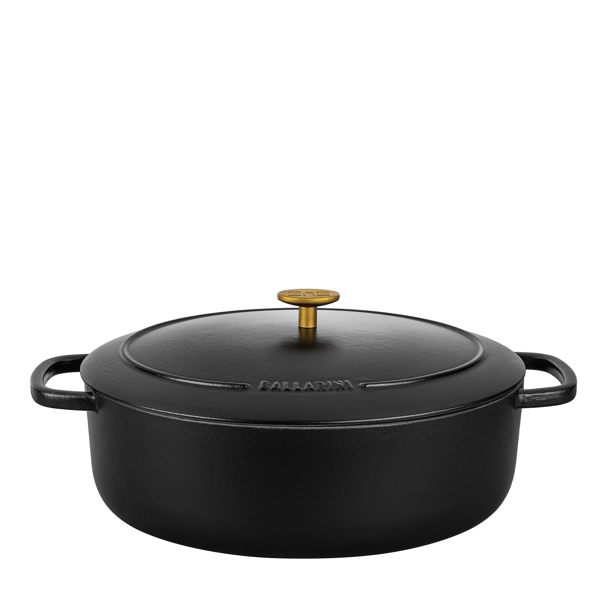 Ballarini - Cocotte 33 cm - oval - Bellamonte - Schwarz