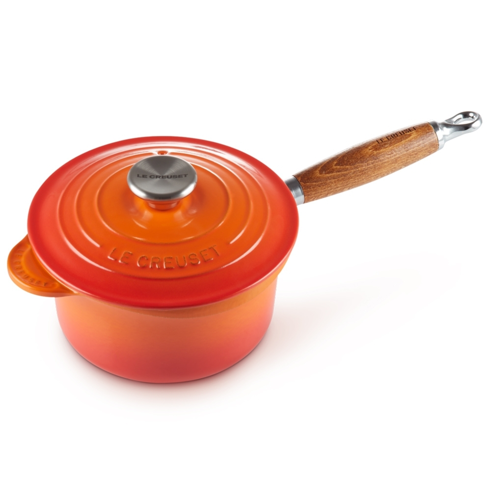 Le Creuset - Saucepan wooden handle 18 cm