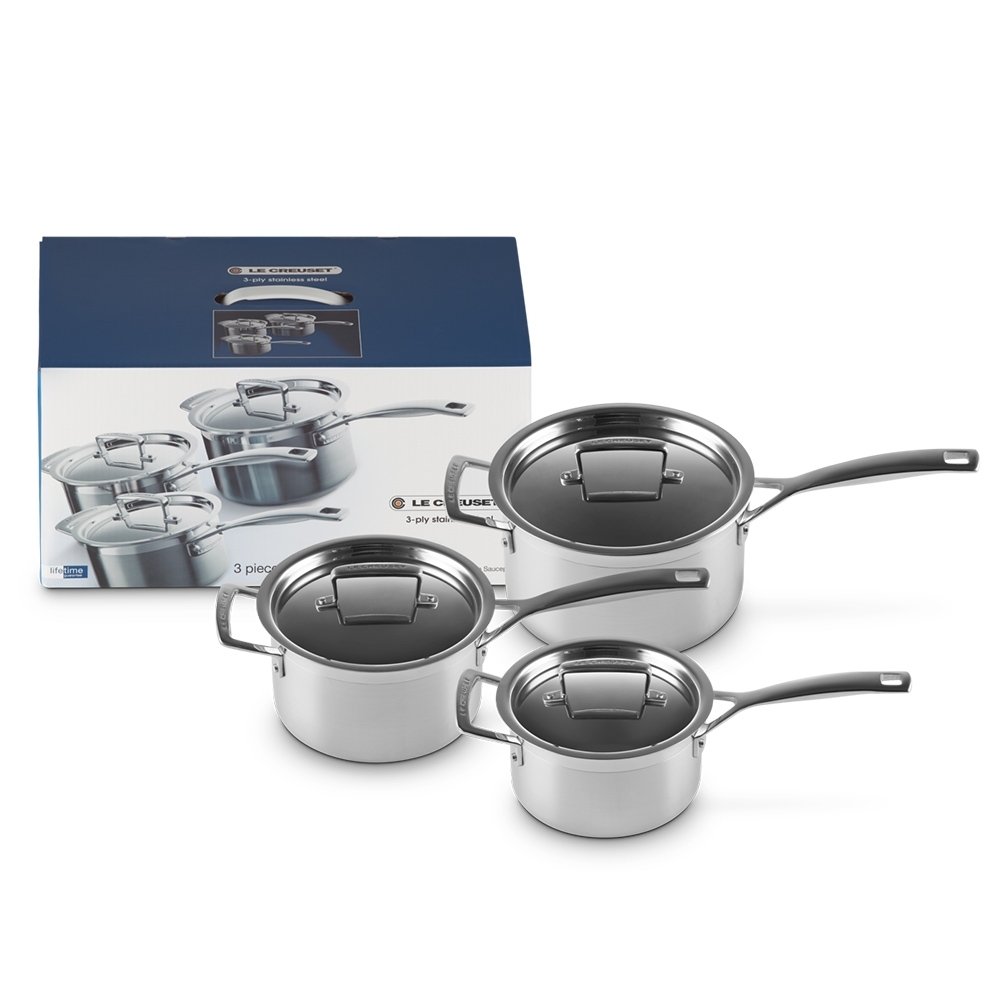 Le Creuset - 3-ply 3-teiliges Profitopf-Set