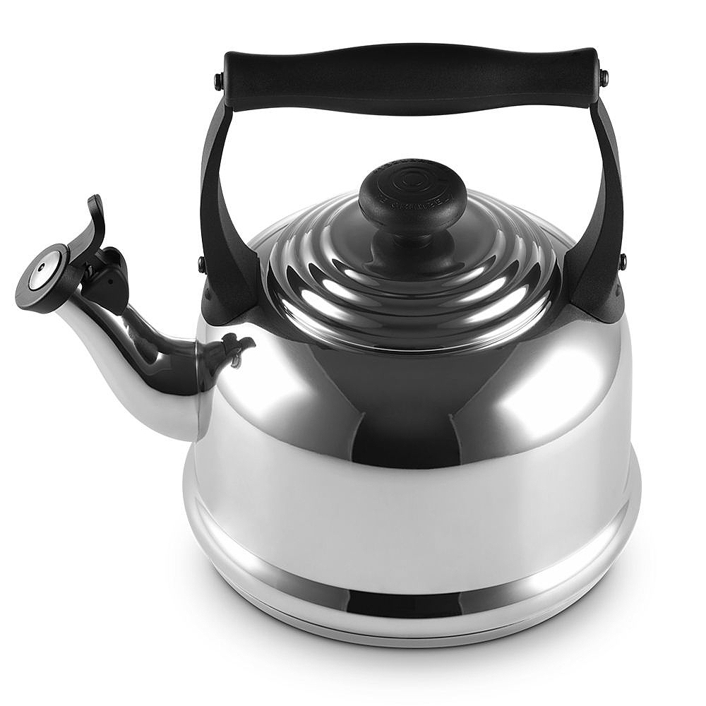4L Stainless Steel Metal Tea Pot Tea Kettle For Family With Anti-Scalding  Handle