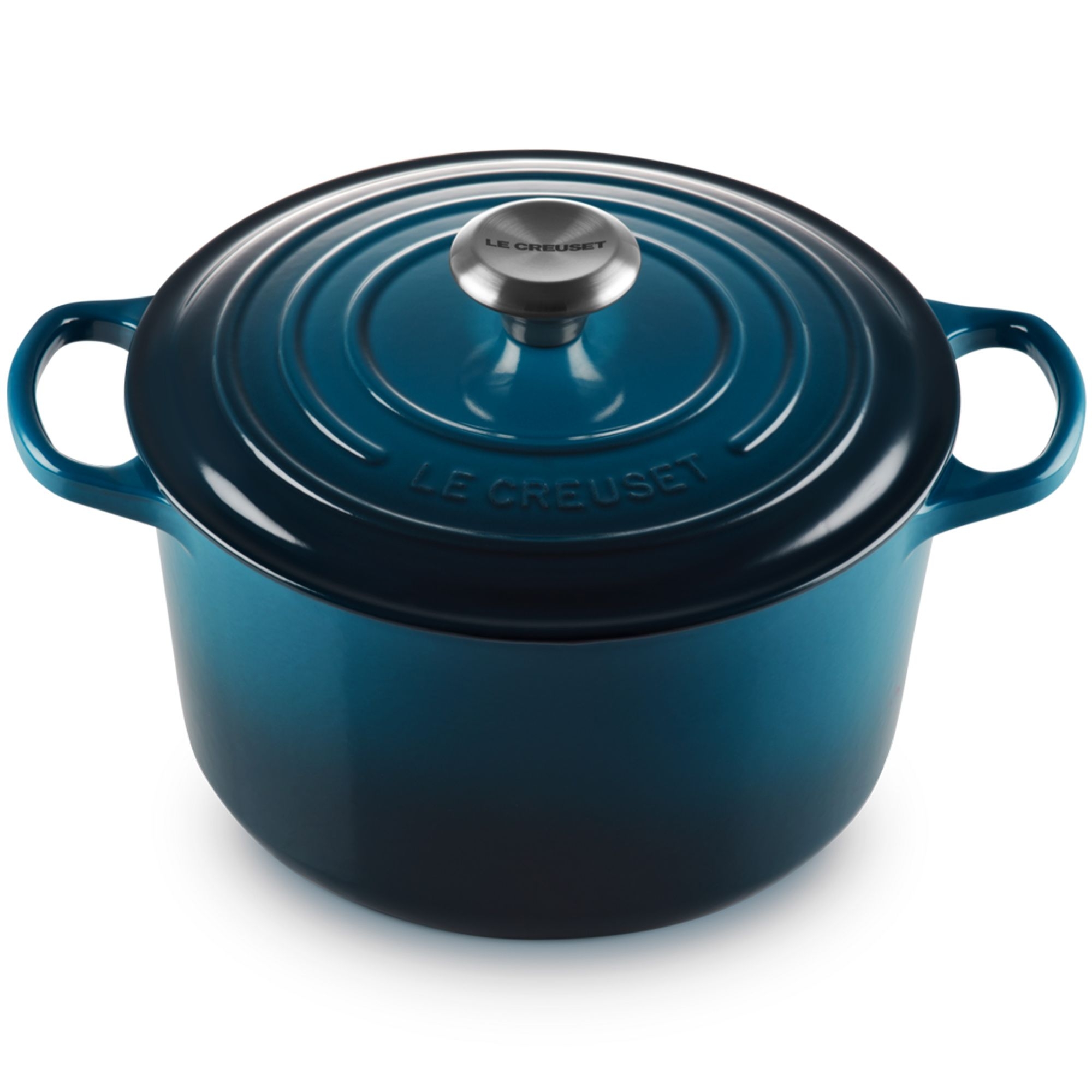 Le Creuset -  Signature Bräter rund 26 cm extra hoch - 6,3 L