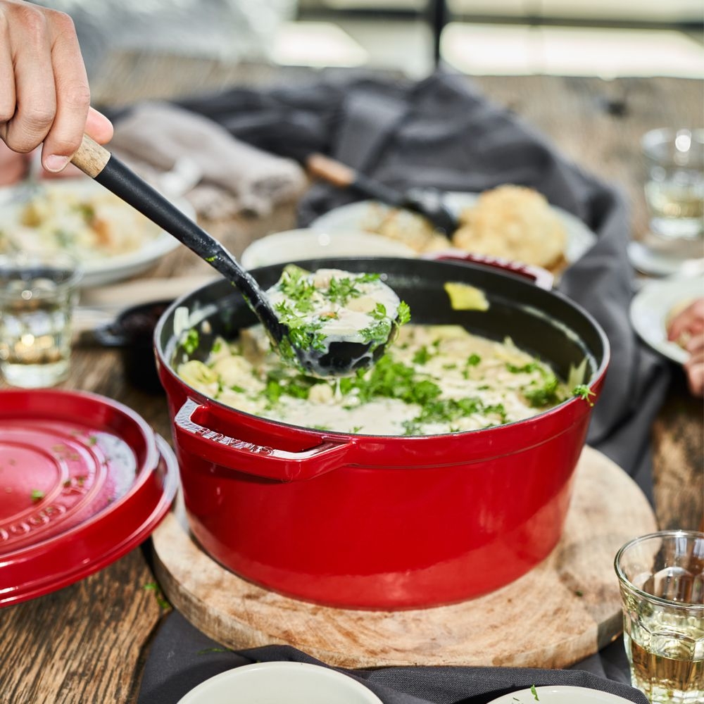 STAUB - Cocotte | round | 28 cm | cherry red