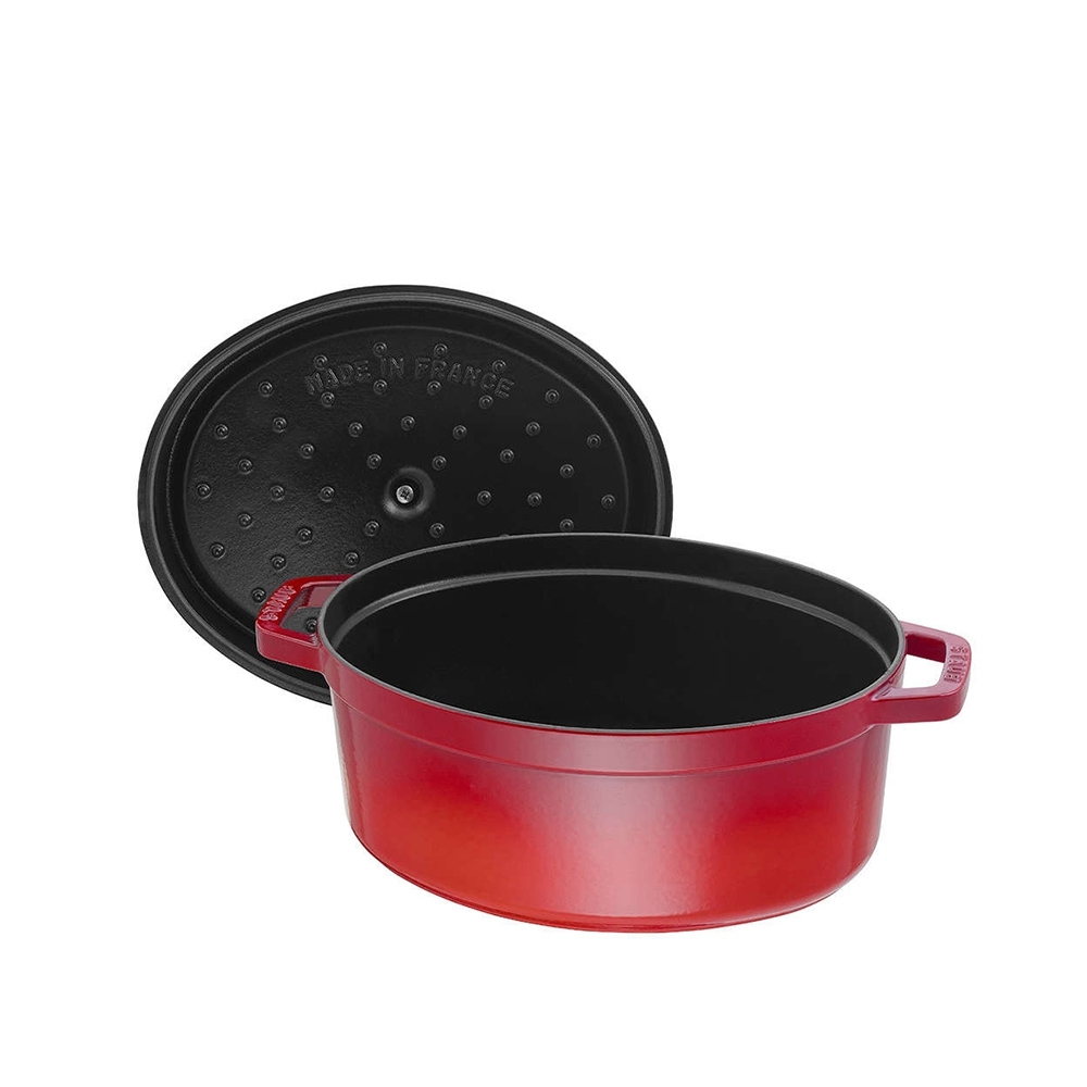 STAUB - Cocotte | oval | 29 cm | cherry red