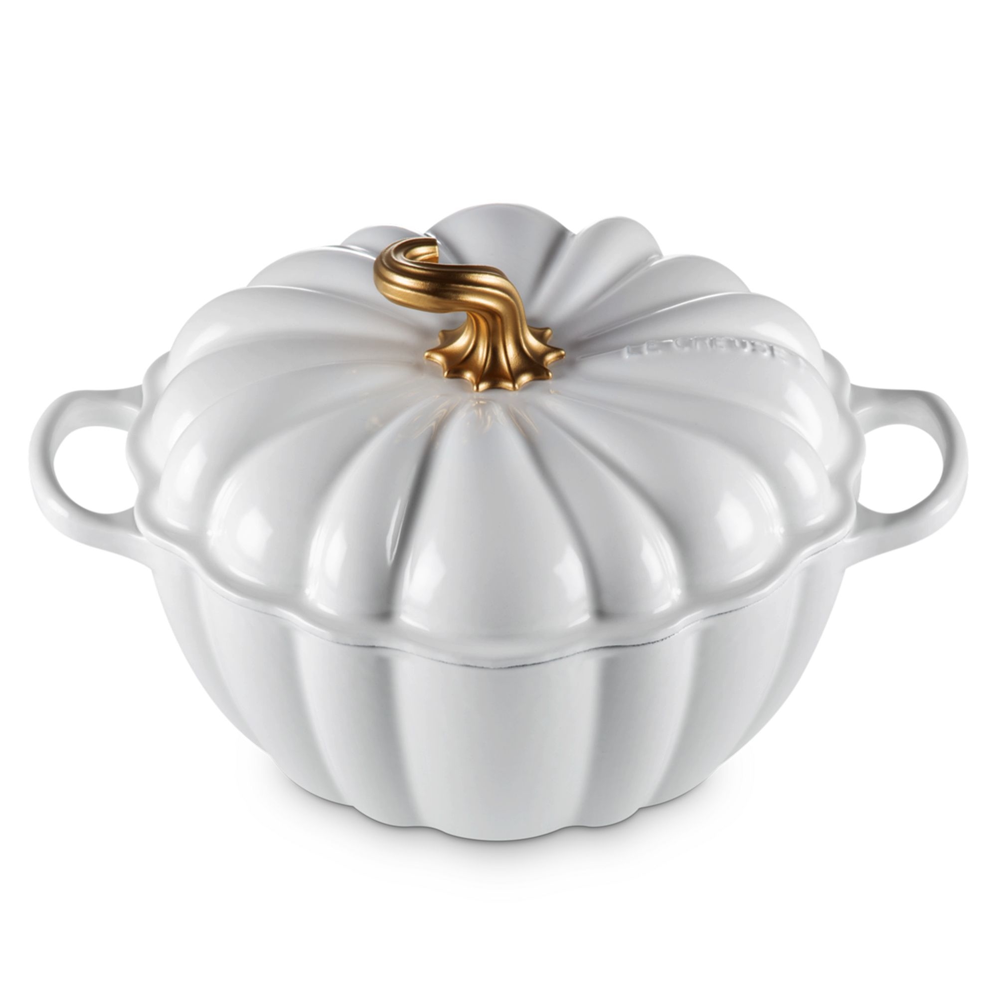 Le Creuset - Cast Iron Pumpkin Casserole 24 cm - White