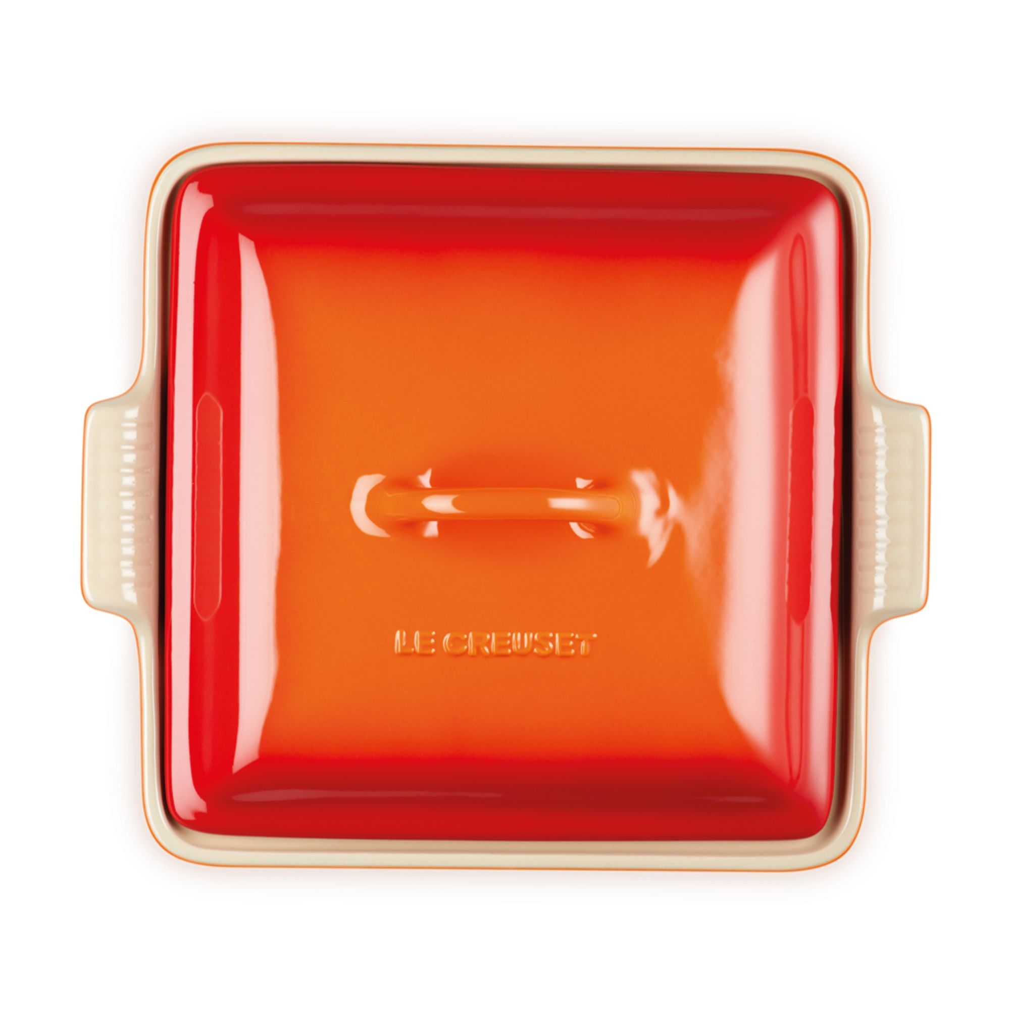 Le Creuset - square cassrolel dish Tradition with lid - Volcanic