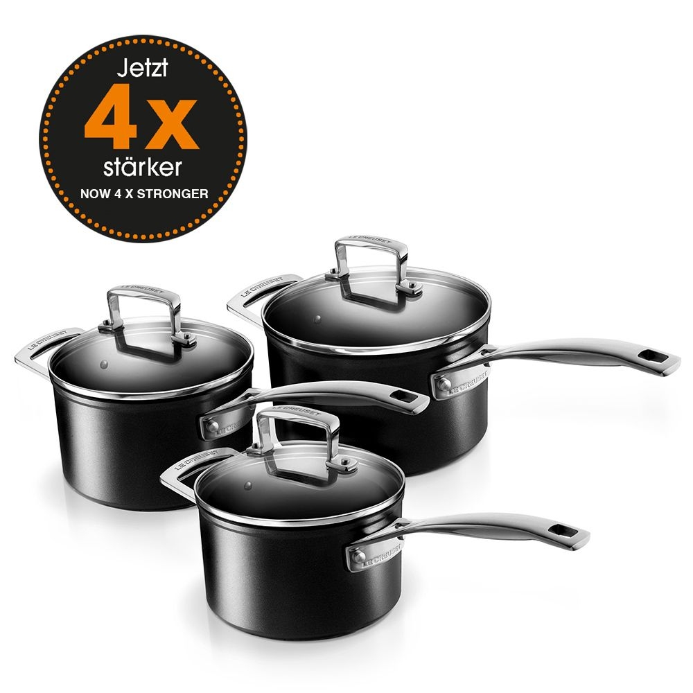 Le Creuset - Aluminium Profitopfset 3-teilig - Antihaft