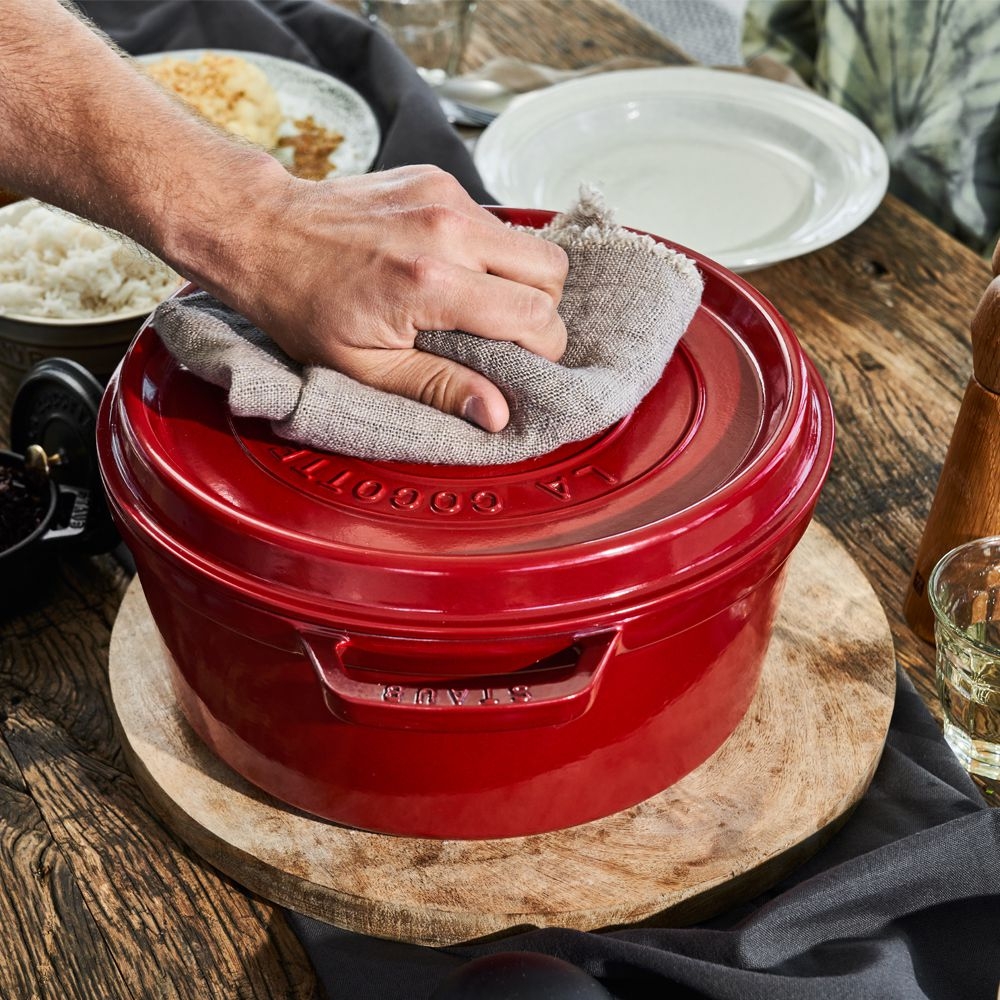 STAUB - Cocotte | rund | 28 cm | Kirschrot