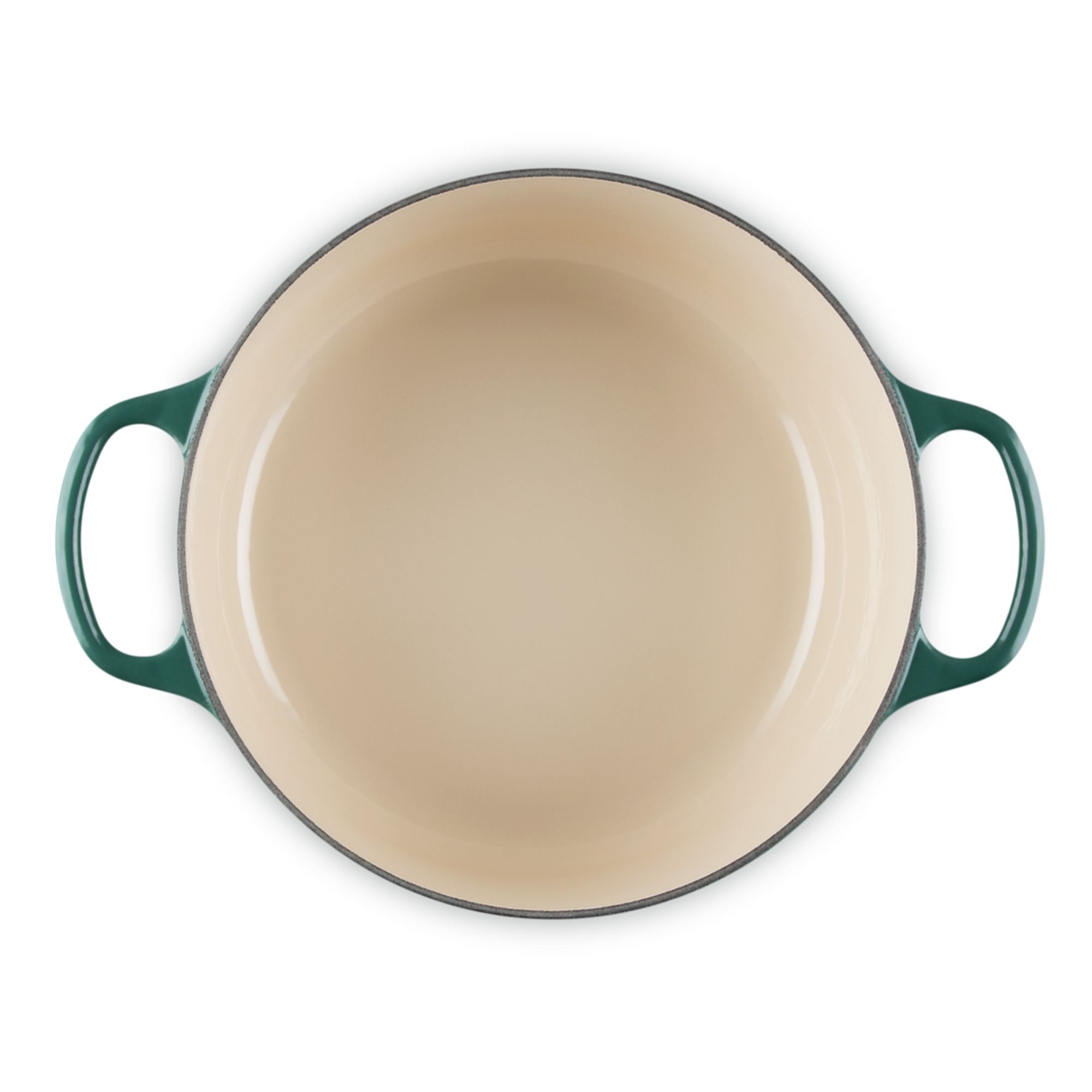 Le Creuset - Bräter Noel 24 cm - Goldknopf und Relief - Artichaut