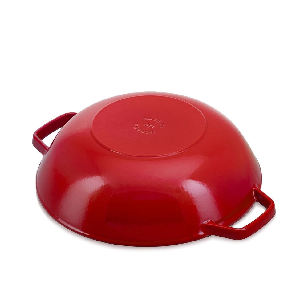 Staub - Wok with glass lid - 30 cm