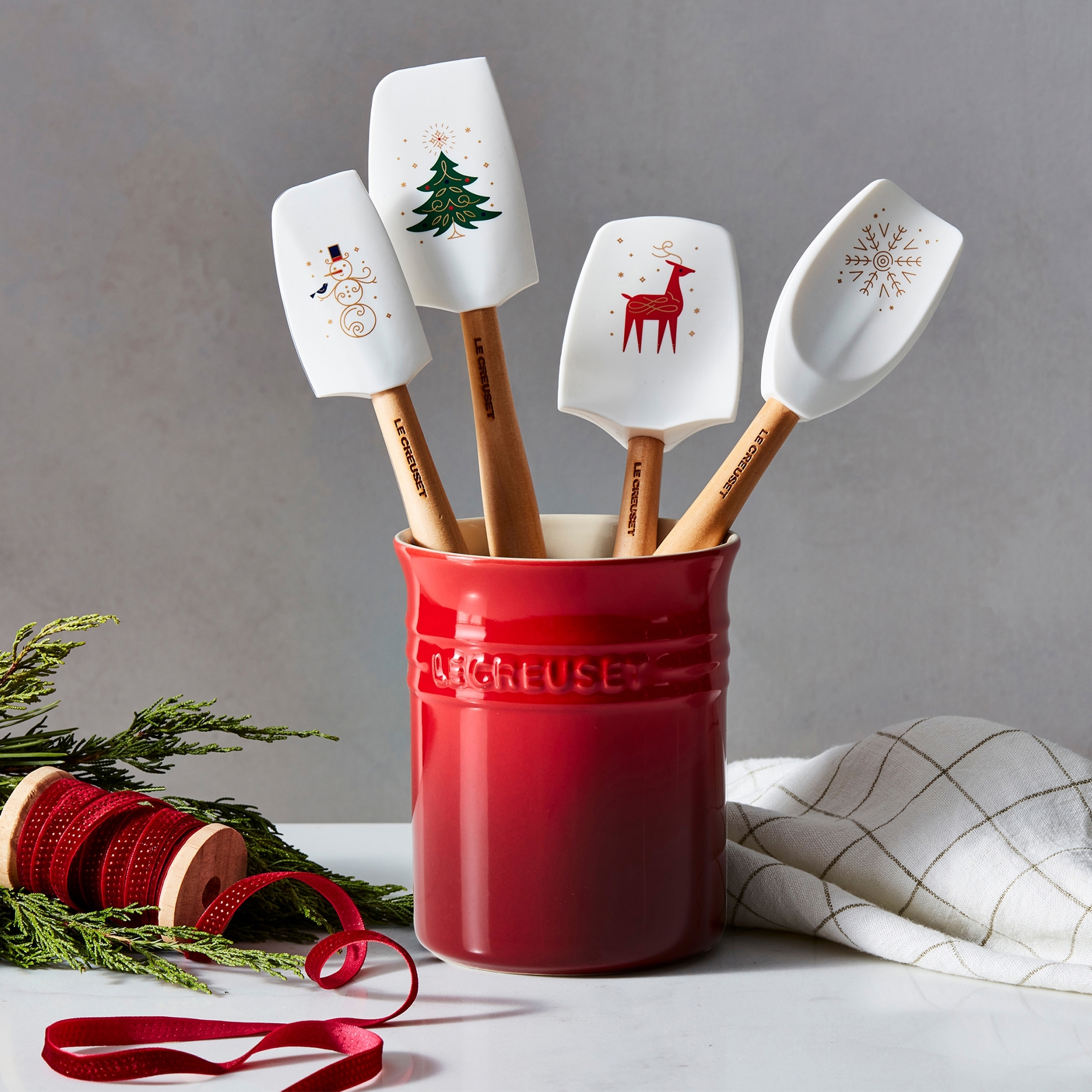 Le Creuset - Kochkellen-Set 5tlg. Craft - Weihnachten